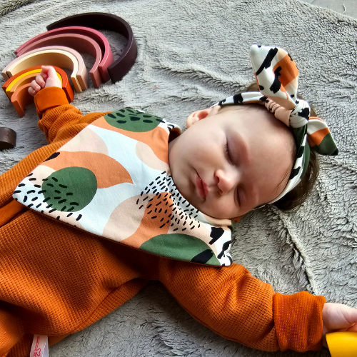 Bandana bavoir - Collection Fox géo