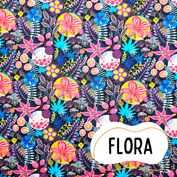 Chaussons souples - Collection Flora