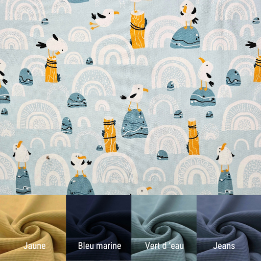 Sweat évolutif 2-4 ans - Collection Mouette