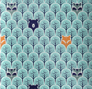 Chaussons souples - Collection Forêt