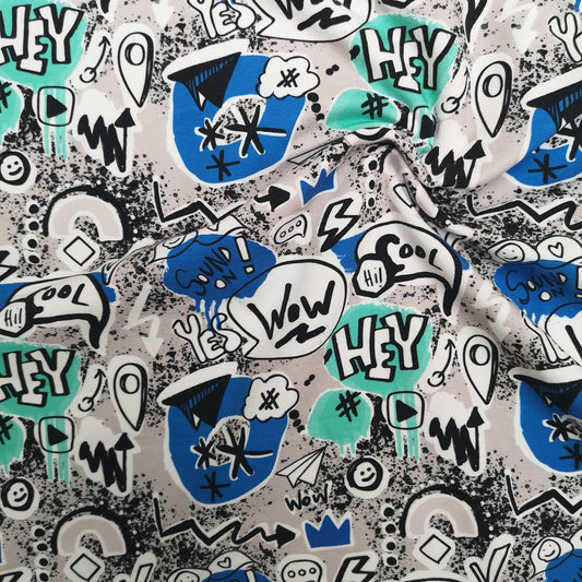 Chaussons souples - Collection Graffiti