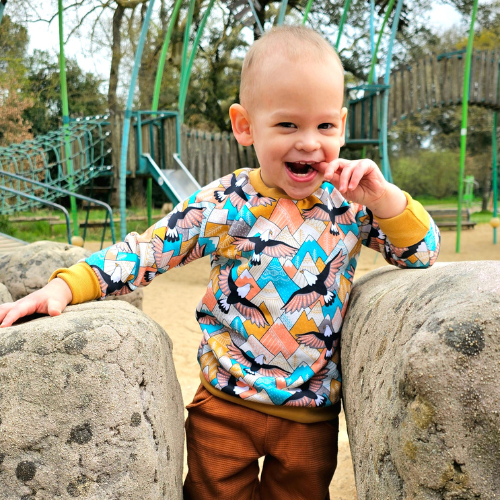 Sweat évolutif 12-24 mois - Collection Néon