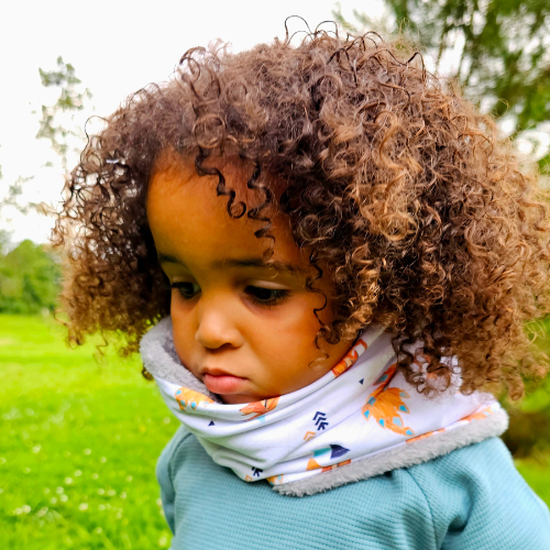 Tour de cou évolutif 0-2 ans - Collection Blue ethnique