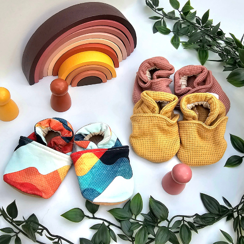 Chaussons souples - Taille 3-6 mois (16/17)