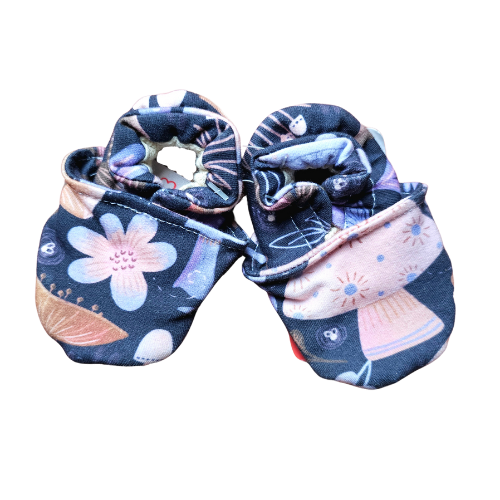 Chaussons souples - Collection Champignon