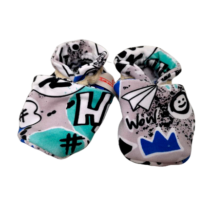 Chaussons souples - Collection Graffiti