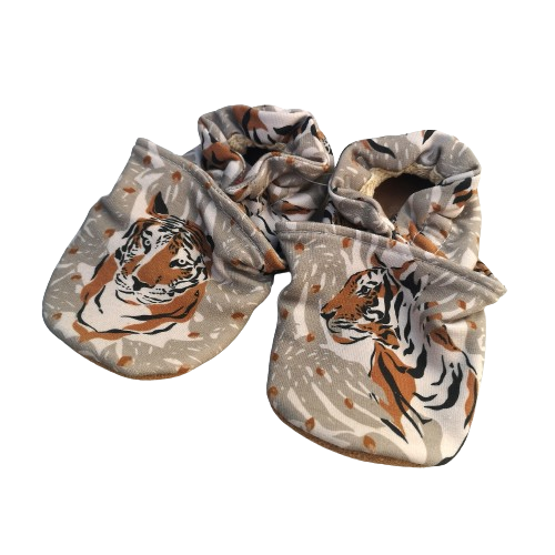 Chaussons souples 6-12 mois - Collection Jungle