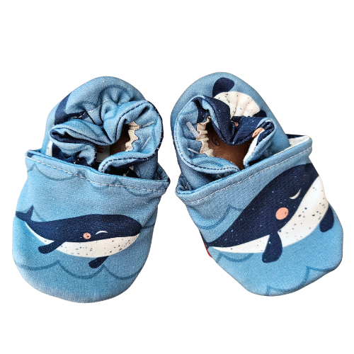 Chaussons souples 6-12 mois - Collection Sous l'océan