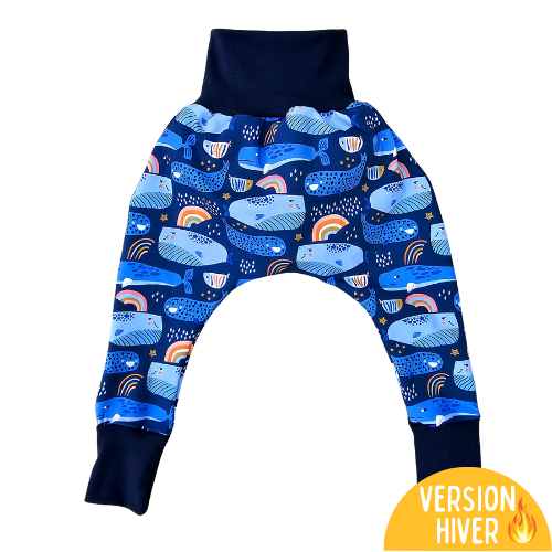 Pantalon évolutif HIVER - Collection Baleine