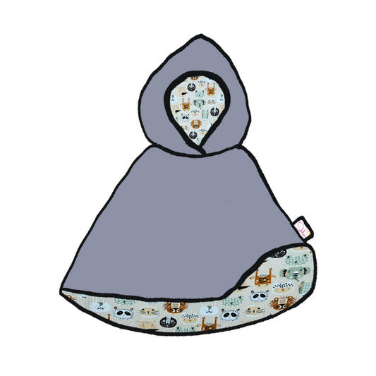 Cape réversible bébé & enfant - Collection Animal