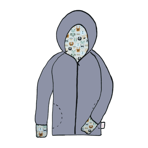 Manteau évolutif Zippé - Collection Animal