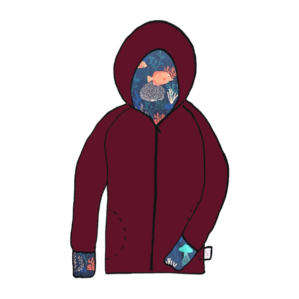 Manteau évolutif Zippé - Collection Aqua