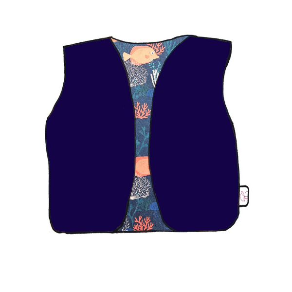 Gilet réversible évolutif - Collection Aqua