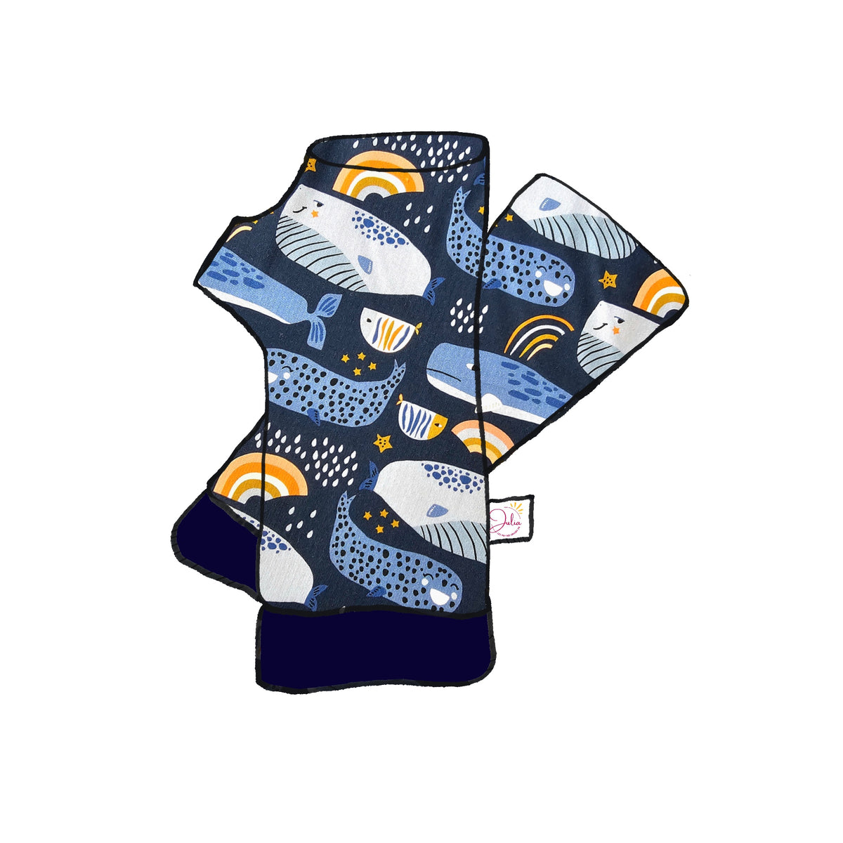 Mitaines évolutives enfant - Collection Baleine