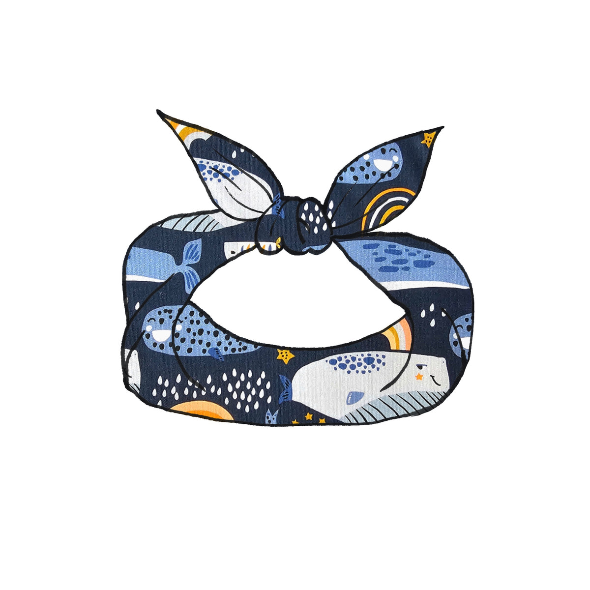 Bandeau évolutif pour bébé & enfant - Collection Baleine