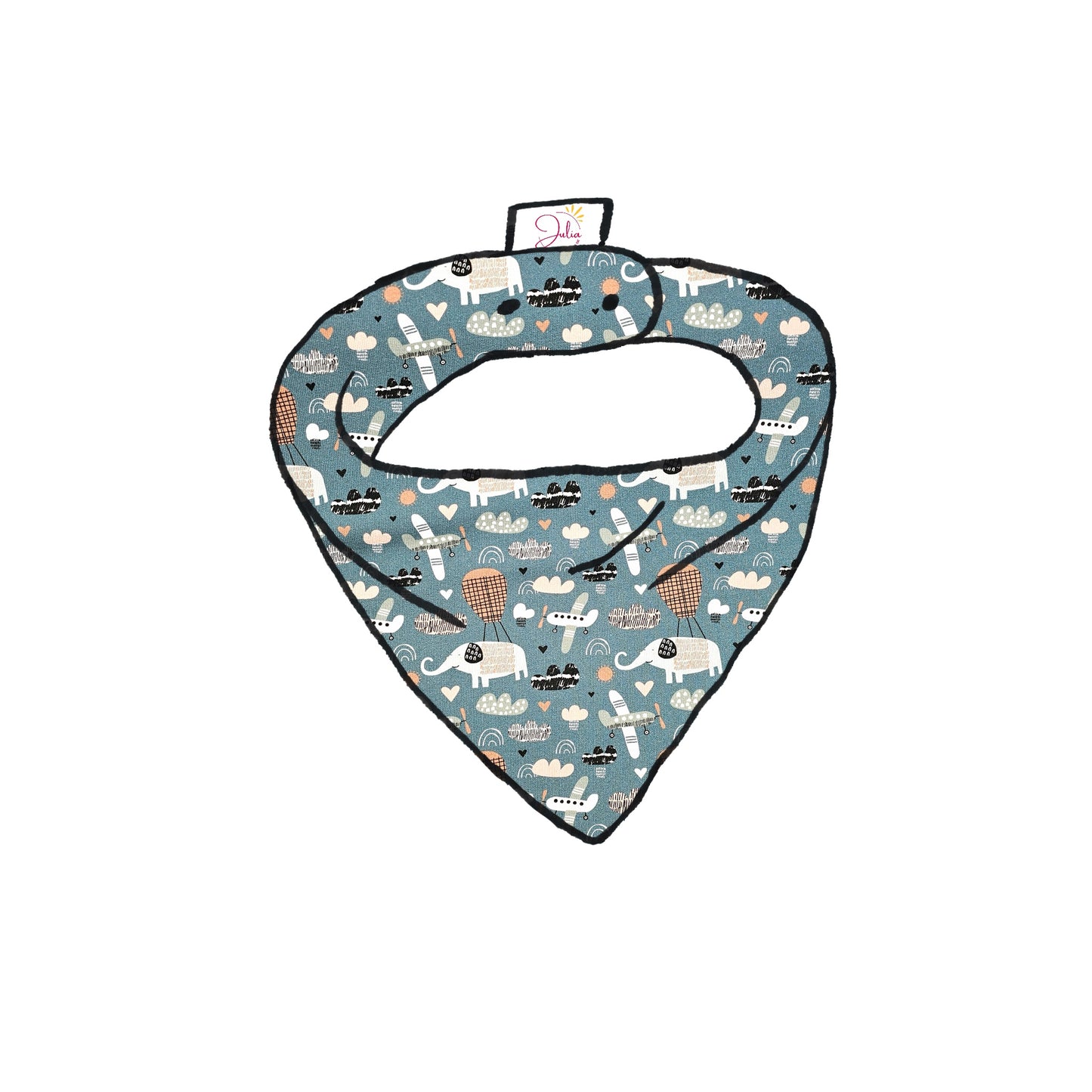 Bandana bavoir bébé - Collection Envolée