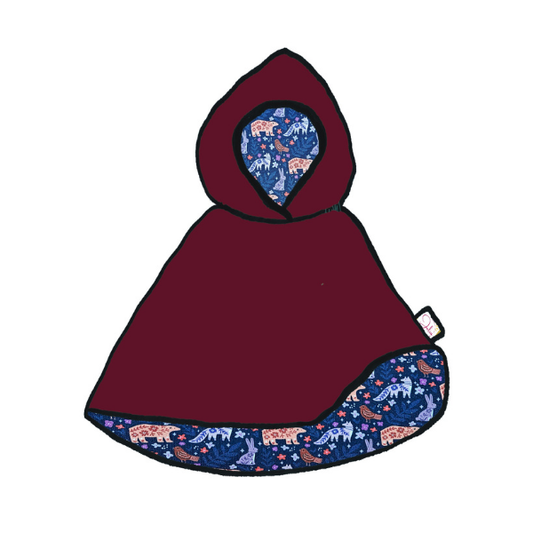 Cape réversible bébé & enfant - Collection Etoilée