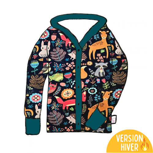 Gilet évolutif HIVER - Collection Forêt