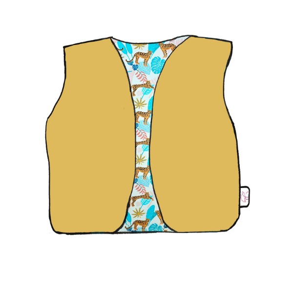 Gilet réversible évolutif - Collection Guépard