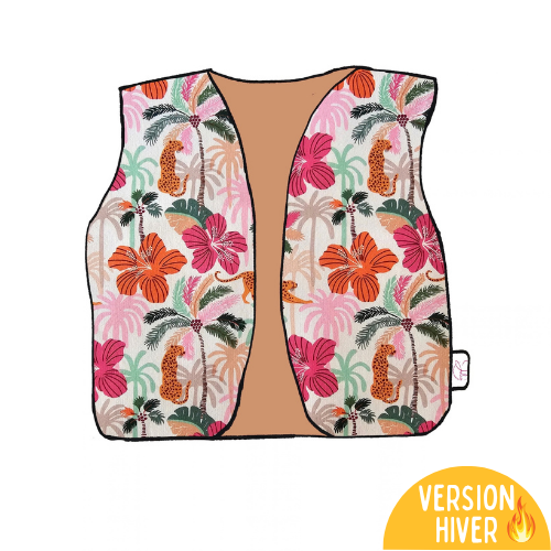 Gilet réversible évolutif HIVER - Collection Hibis