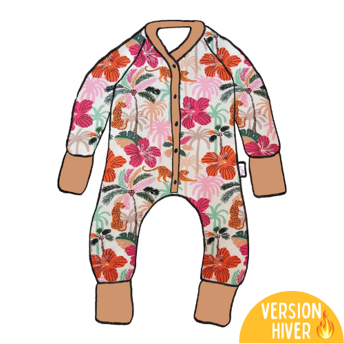 Combinaison évolutive bébé HIVER - Collection Hibis