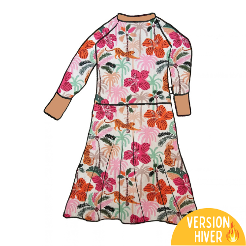 Robe évolutive HIVER - Collection Hibis