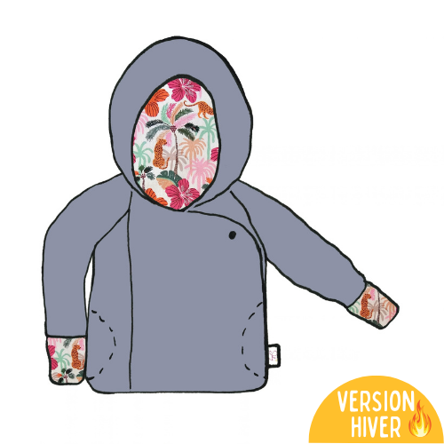Manteau évolutif Lutin HIVER - Collection Hibis