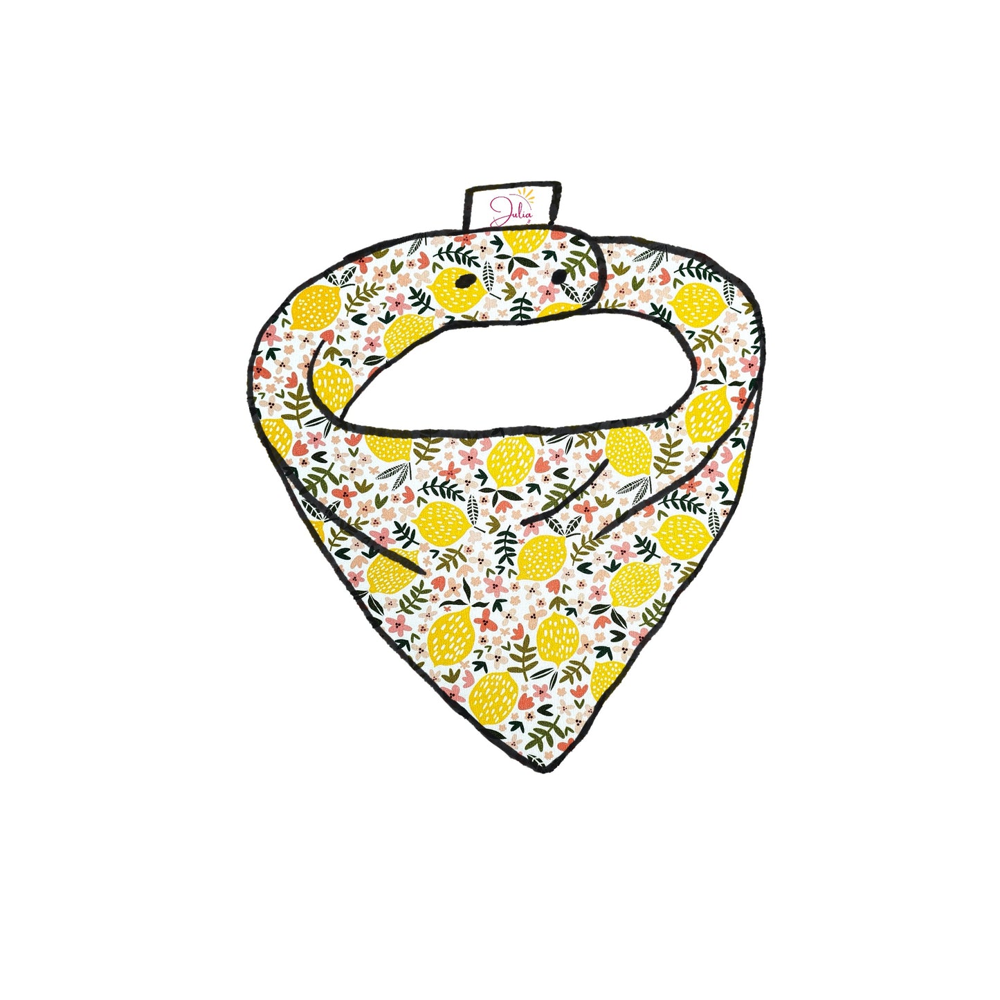Bandana bavoir bébé - Collection Lemon
