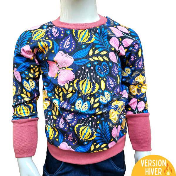 Sweat évolutif 12-24 mois - Collection Néon