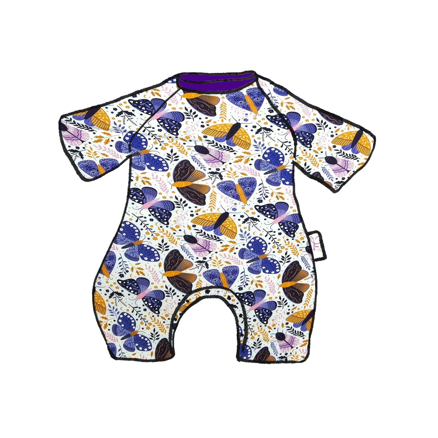 Combinaison évolutive bébé été - Collection Papillon