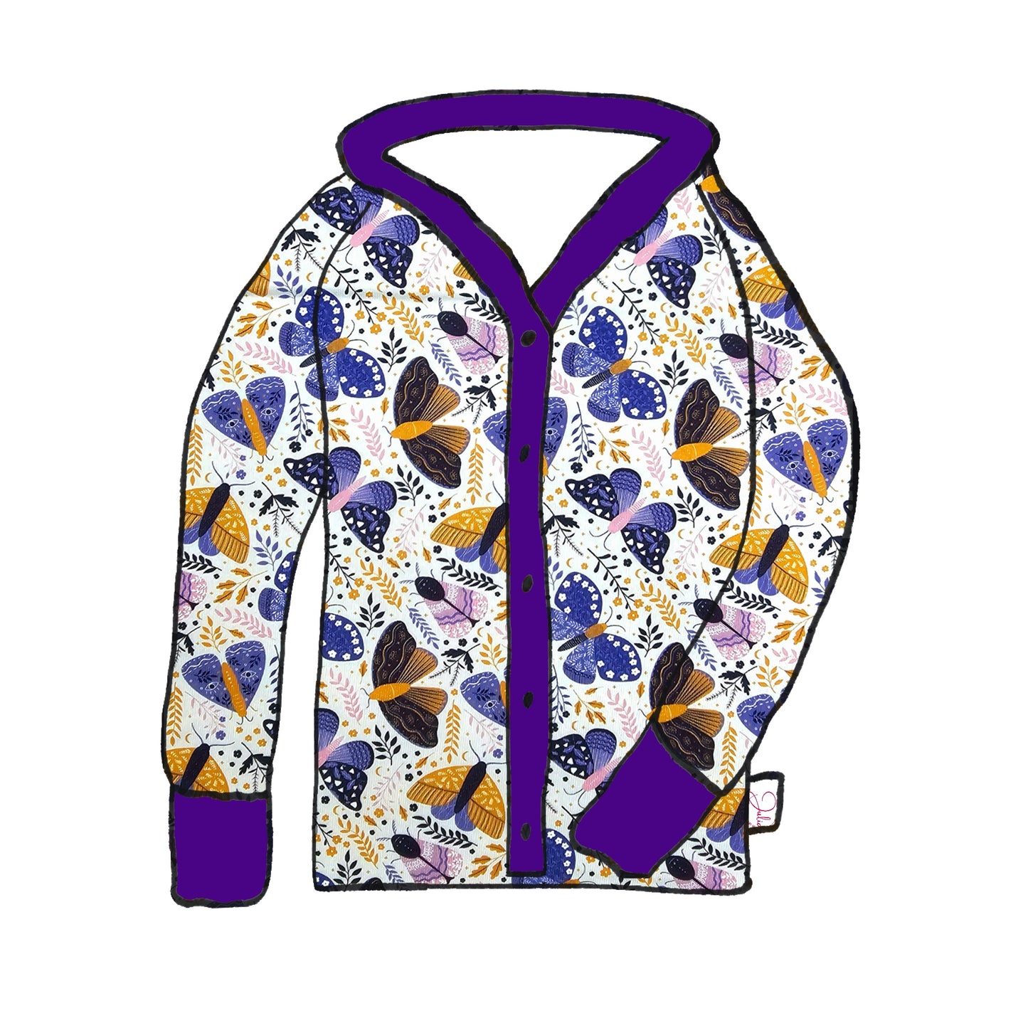 Gilet évolutif - Collection Papillon