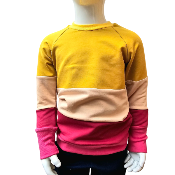 Sweat uni COLOR BLOCK - à personnaliser