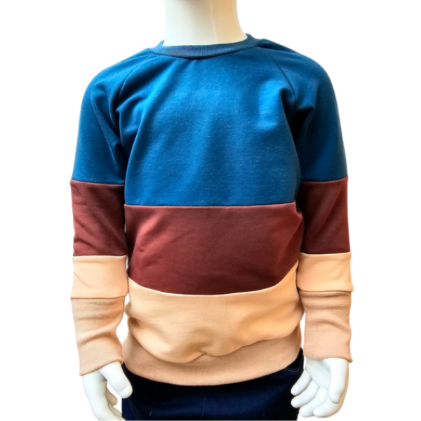 Sweat uni COLOR BLOCK - à personnaliser