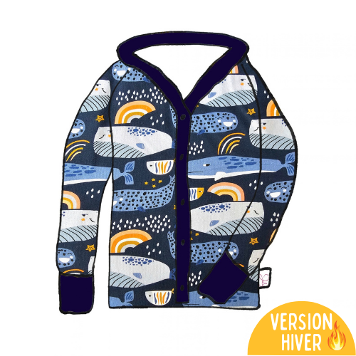 Gilet évolutif HIVER - Collection Baleine