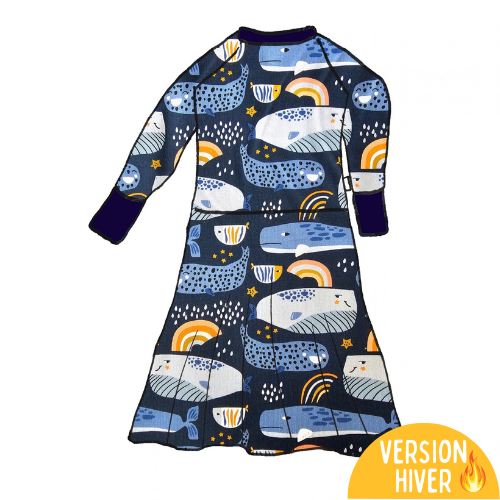 Robe évolutive HIVER - Collection Baleine