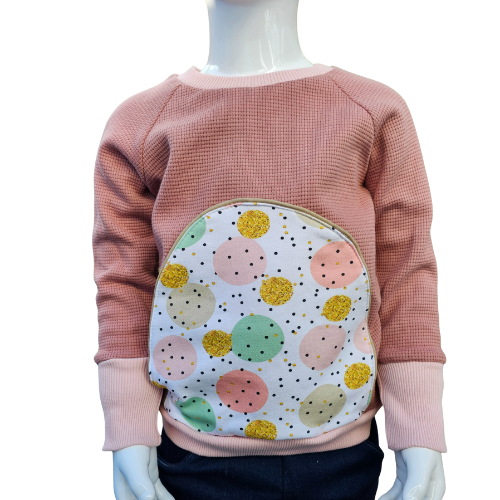 Sweat évolutif 2-4 ans - Collection Pastel