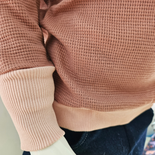 Sweat évolutif - Collection bi color rose clair