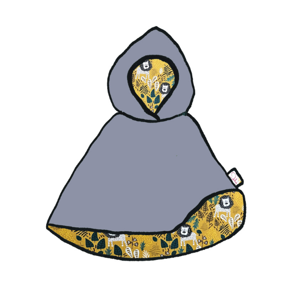 Cape réversible bébé & enfant - Collection Savana