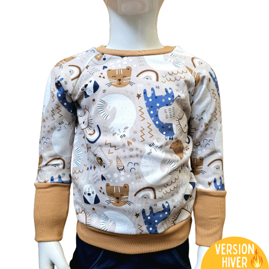 Sweat évolutif 12-24 mois - Collection Toupie